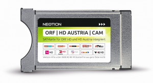 ORF I HD Austria I CAM mit integrierter SAT-Karte für ORF und HD Austria inkl. TV-Streaming-App